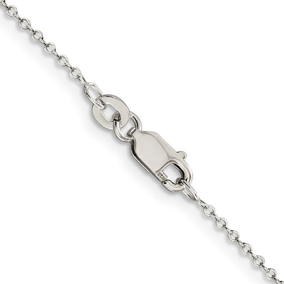 SSC Sterling Silver 1mm Cable Chain