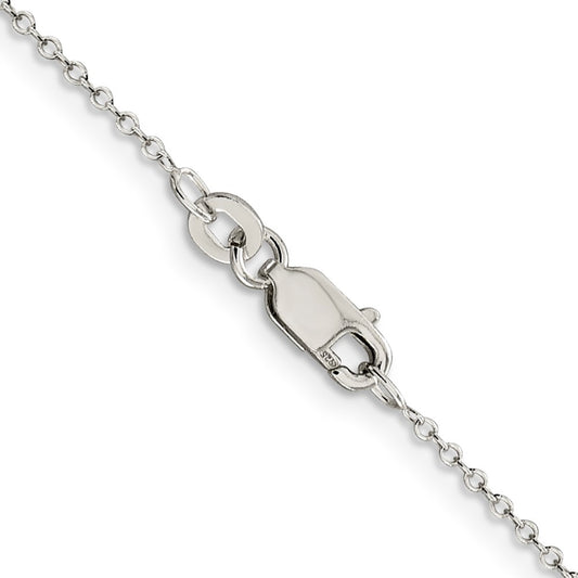 SSC Sterling Silver 1mm Cable Chain