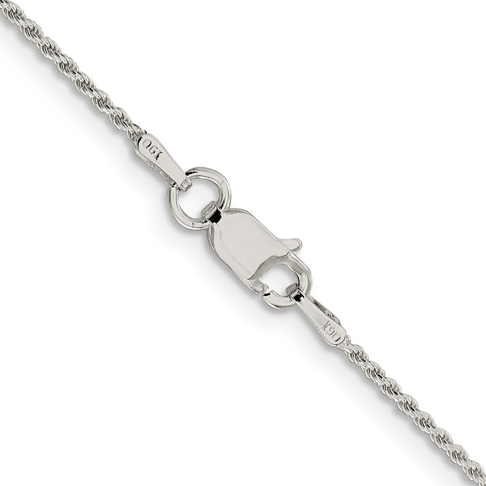 SSC Sterling Silver 1.2mm Diamond-cut Rope Chain