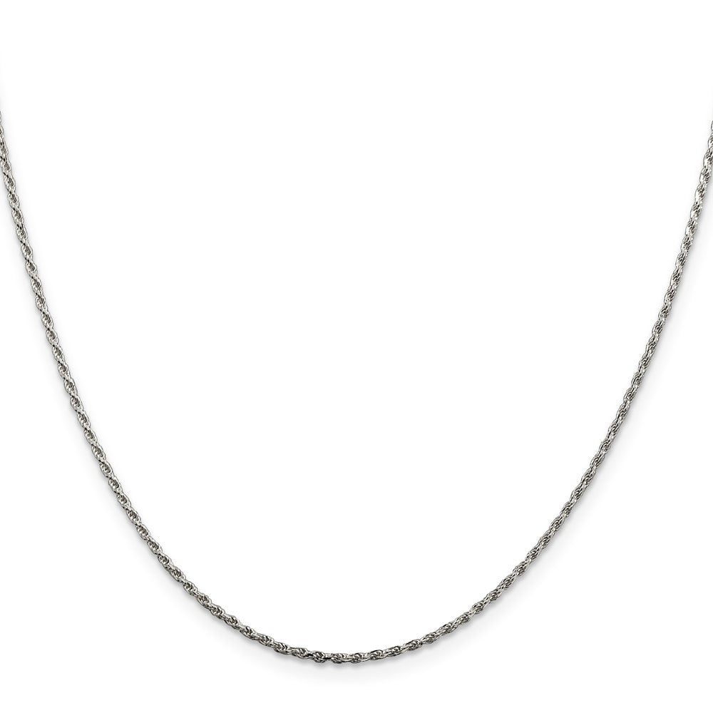 SSC Sterling Silver 1.5mm Diamond-cut Rope Chain