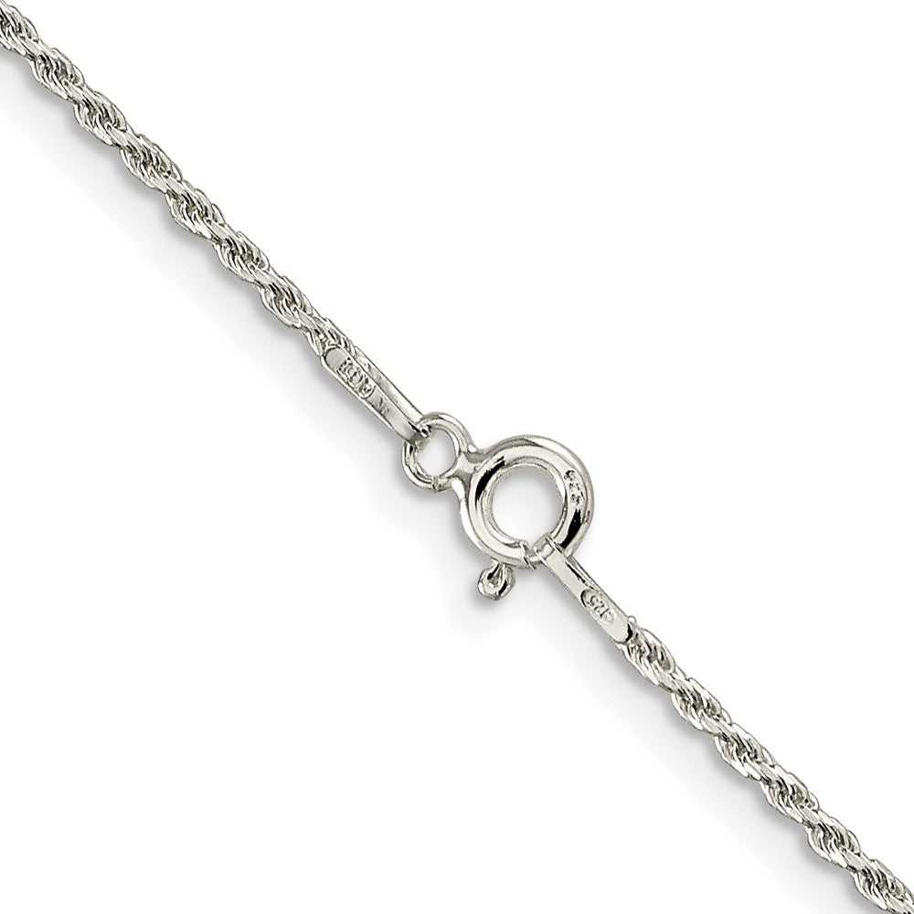 SSC Sterling Silver 1.5mm Diamond-cut Rope Chain