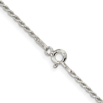 SSC Sterling Silver 1.5mm Diamond-cut Rope Chain