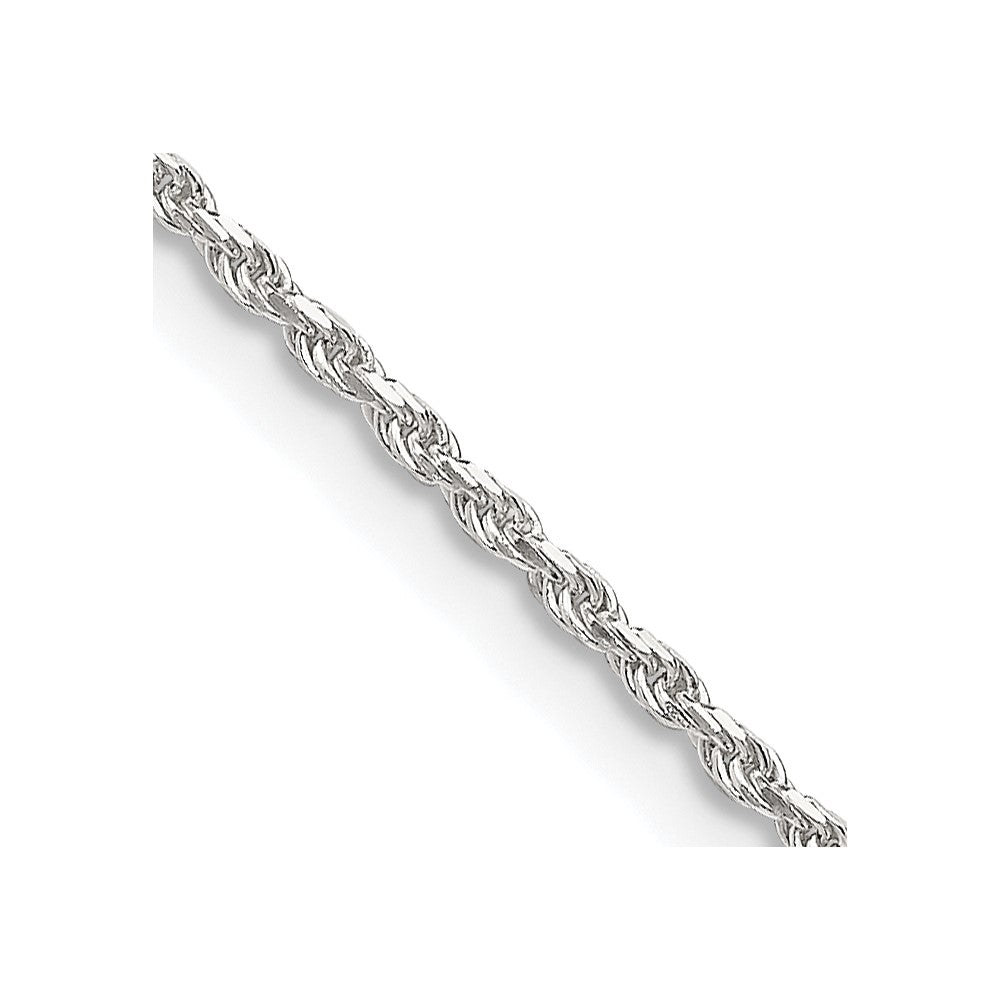 SSC Sterling Silver 1.5mm Diamond-cut Rope Chain