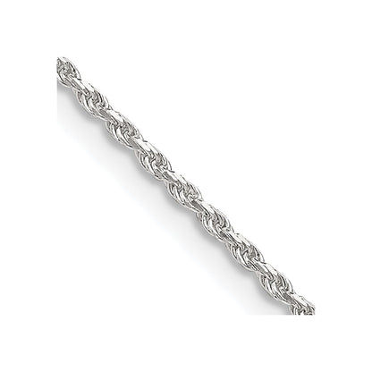 SSC Sterling Silver 1.5mm Diamond-cut Rope Chain