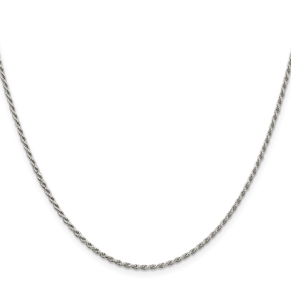 SSC Sterling Silver 1.7mm Diamond-cut Rope Chain