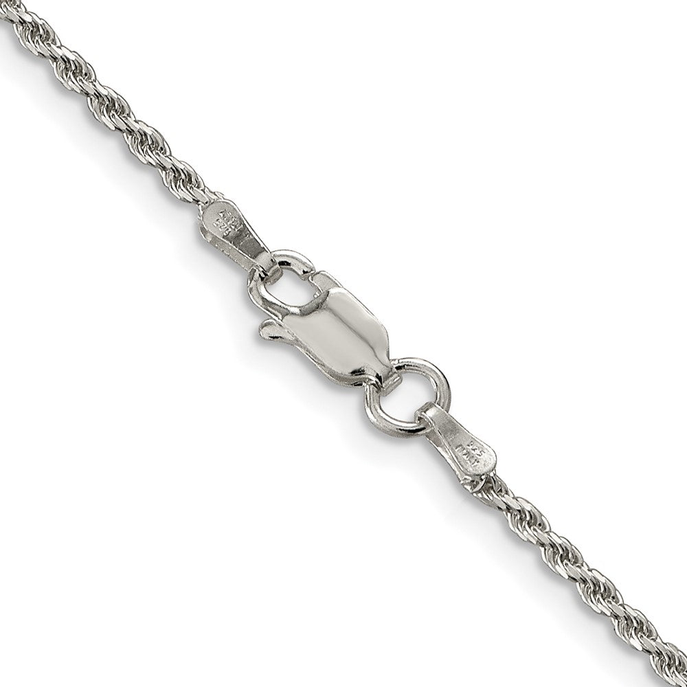 SSC Sterling Silver 1.7mm Diamond-cut Rope Chain