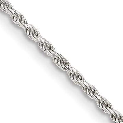 SSC Sterling Silver 1.7mm Diamond-cut Rope Chain