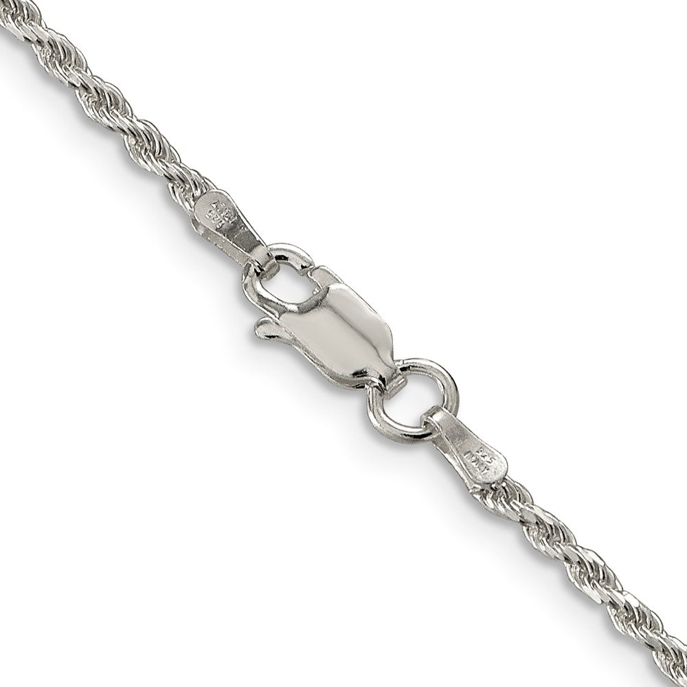 SSC Sterling Silver 1.85mm Diamond-cut Rope Chain