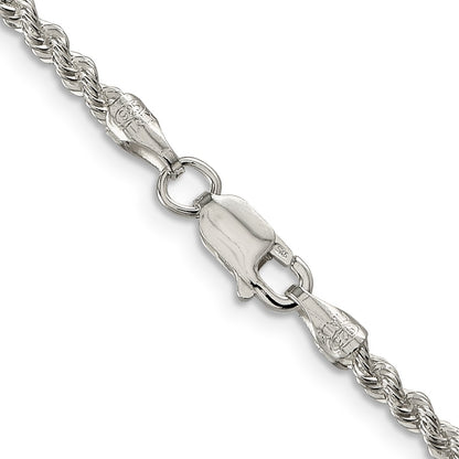 SSC Sterling Silver 2.5mm Solid Rope Chain