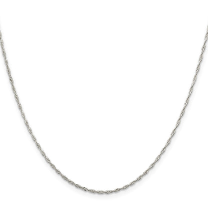 SSC Sterling Silver 1.4mm Singapore Chain