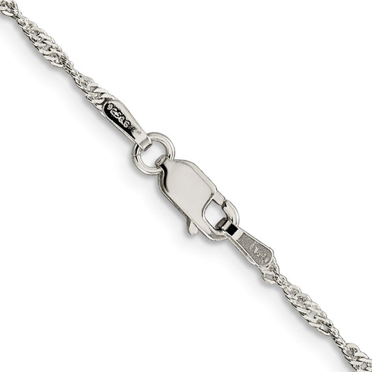 SSC Sterling Silver 1.75mm Singapore Chain
