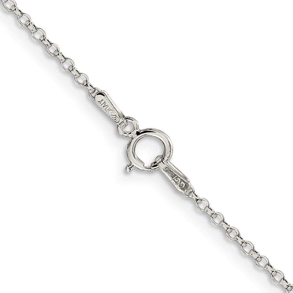 SSC Sterling Silver 1.5mm Diamond-cut Rolo Cable Chain