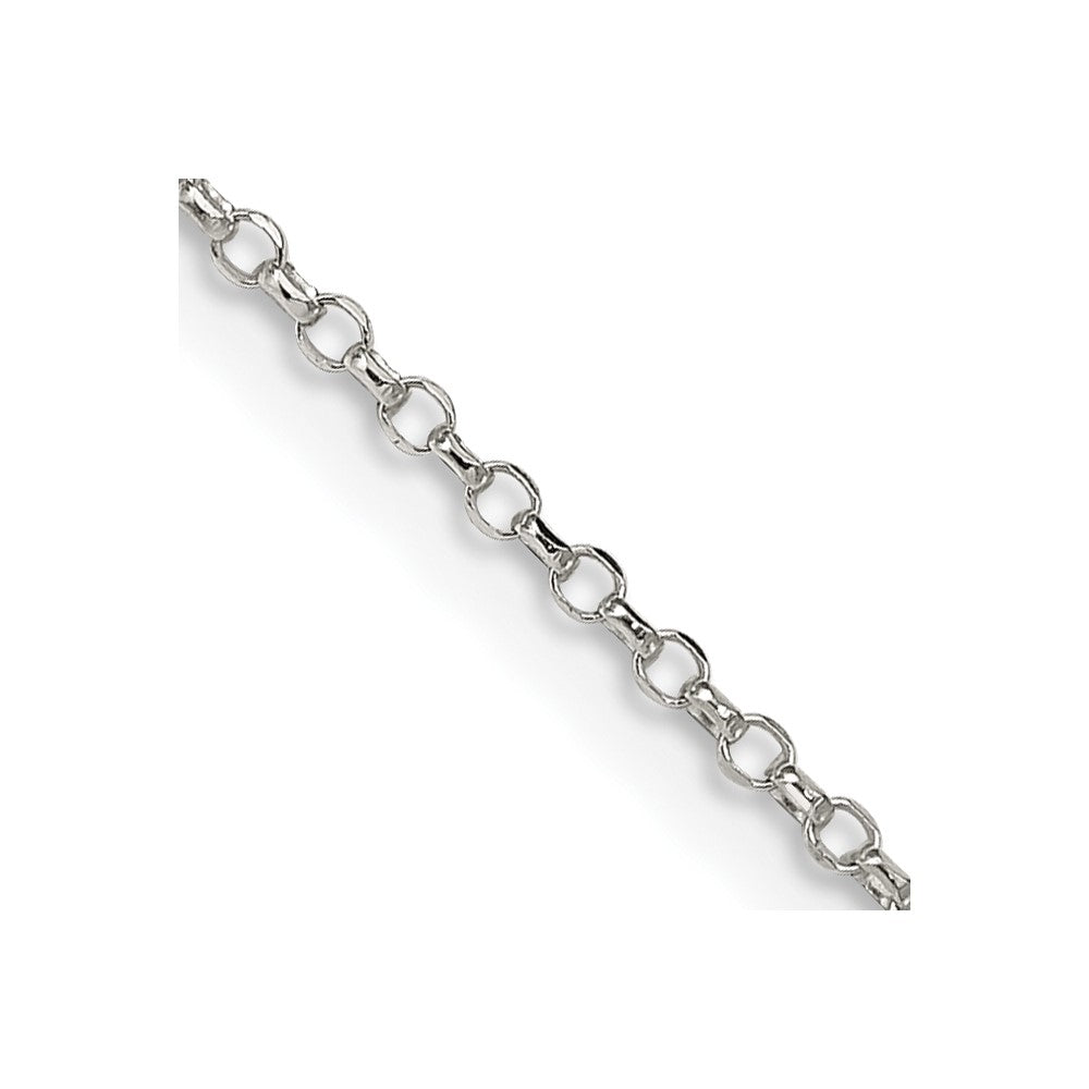 SSC Sterling Silver 1.5mm Diamond-cut Rolo Cable Chain