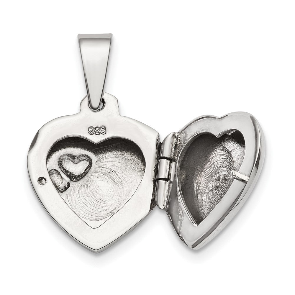 SSP Sterling Silver Polished 13mm Heart Locket