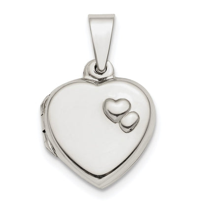 SSP Sterling Silver Polished 13mm Heart Locket