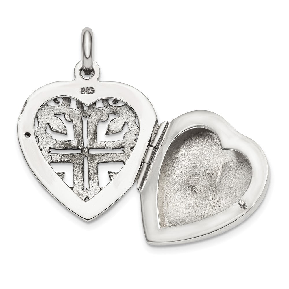 SSL Sterling Silver Heart Locket