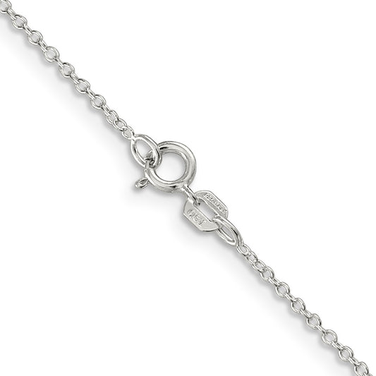 SSC Sterling Silver 1.10mm Forzantine Cable Chain