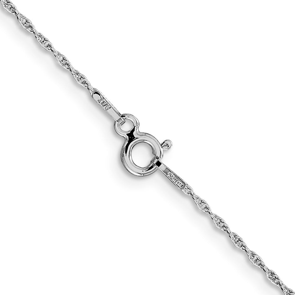 SSC Sterling Silver Rhodium-plated 1.25mm Loose Rope Chain