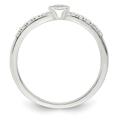 SSCZ Sterling Silver CZ Ring