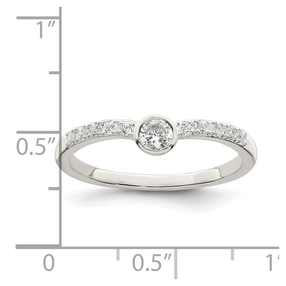 SSCZ Sterling Silver CZ Ring