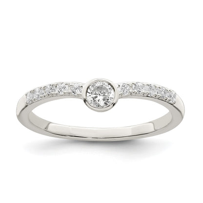 SSCZ Sterling Silver CZ Ring