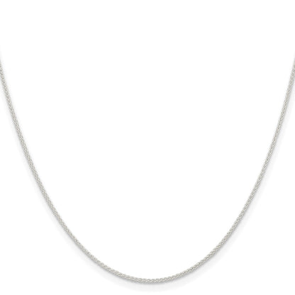 SSC Sterling Silver 1mm Round Spiga Chain