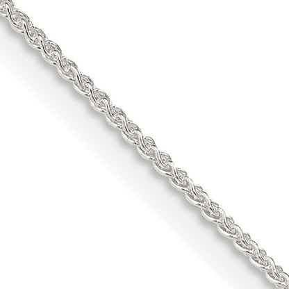 SSC Sterling Silver 1mm Round Spiga Chain