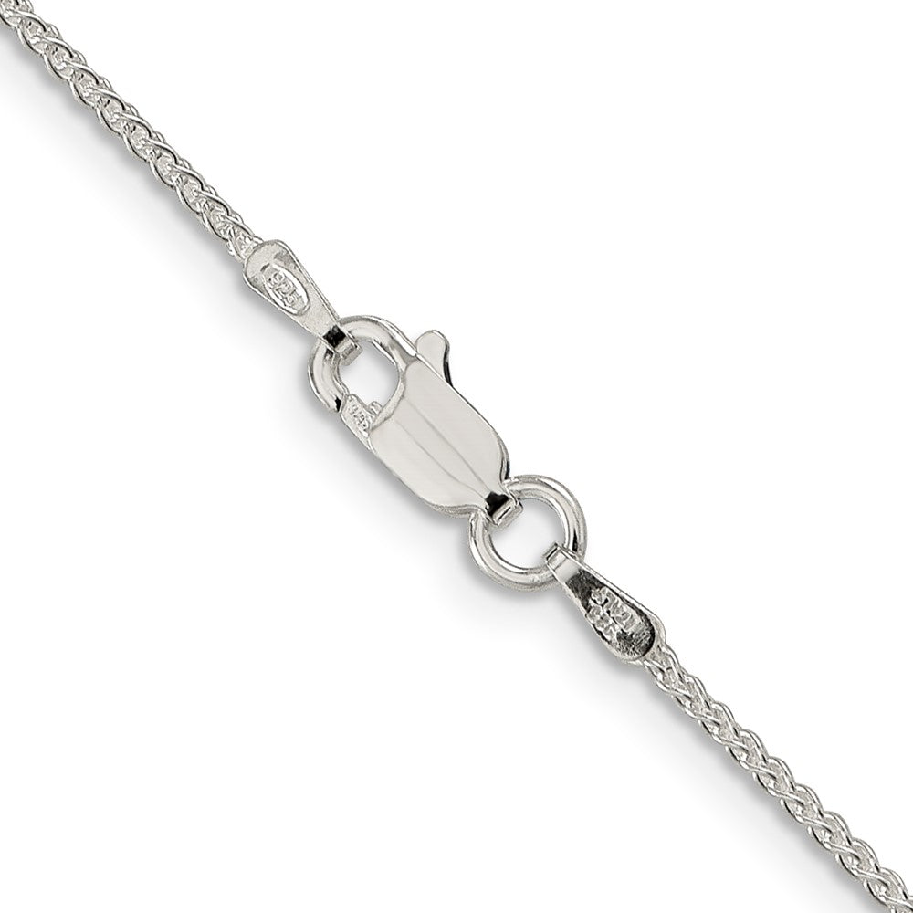 SSC Sterling Silver 1.25mm Round Spiga Chain