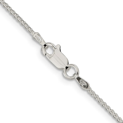 SSC Sterling Silver 1.25mm Round Spiga Chain