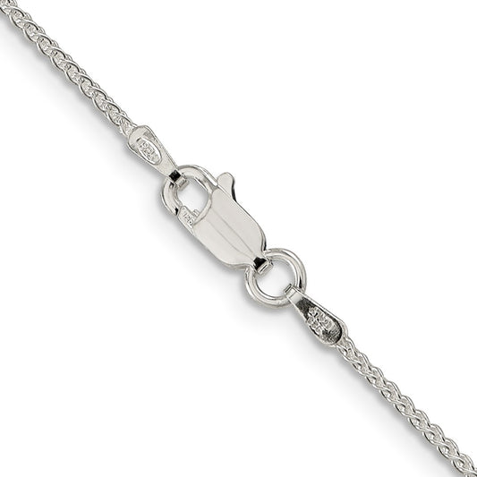SSC Sterling Silver 1.25mm Round Spiga Chain
