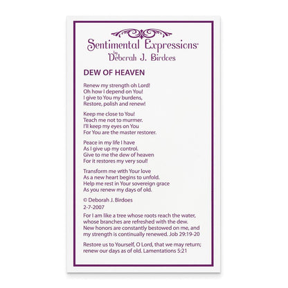 Dew of Heaven - deborahjbirdoesdesigns