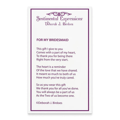 SS A Gift For My Sister For My Bridesmaid - deborahjbirdoesdesigns