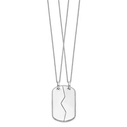 Military Dog Tag For Two - deborahjbirdoesdesigns