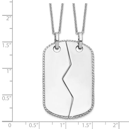 Military Dog Tag For Two - deborahjbirdoesdesigns
