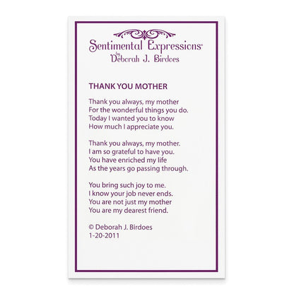 Thank You Mother - deborahjbirdoesdesigns