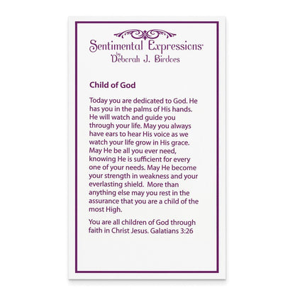 Child Of God (Girl) - deborahjbirdoesdesigns