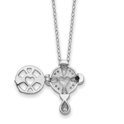 Memory Cross Locket - deborahjbirdoesdesigns