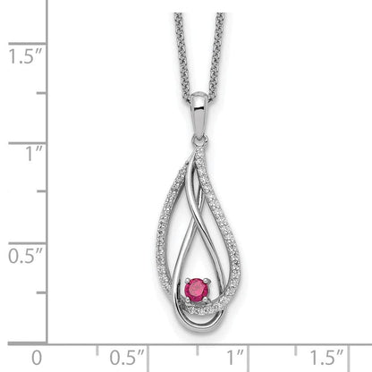 Always in my Heart Birthstone (Jul) - deborahjbirdoesdesigns