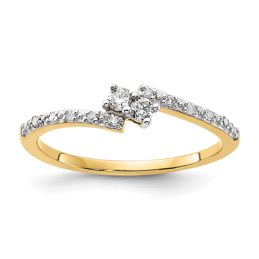 DG 10K Diamond Fashion Ring