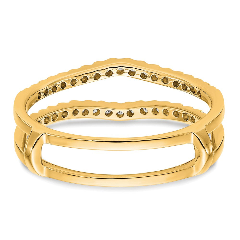 LGGR 14k 1/4 carat Lab Grown Diamond VS/SI+ G+ Complete Ring Guard