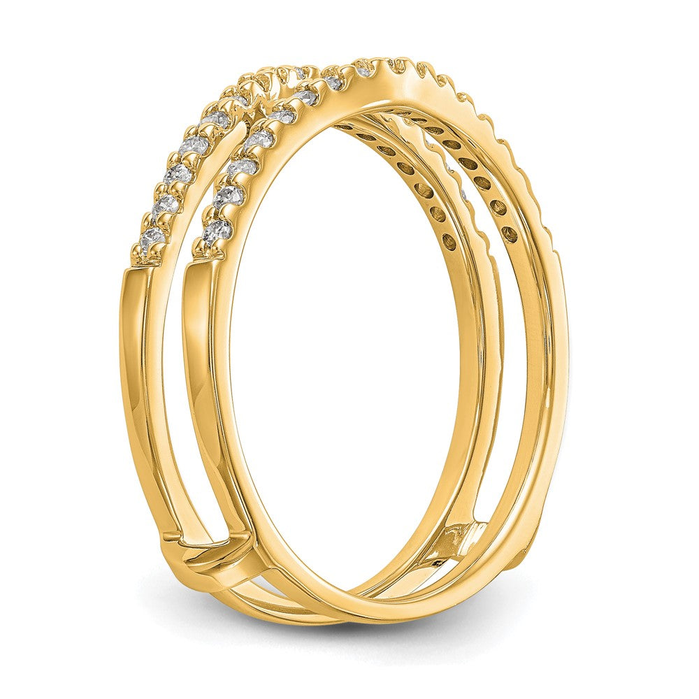 LGGR 14k 1/4 carat Lab Grown Diamond VS/SI+ G+ Complete Ring Guard