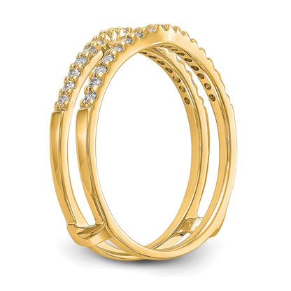 LGGR 14k 1/4 carat Lab Grown Diamond VS/SI+ G+ Complete Ring Guard