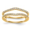 LGGR 14k 1/4 carat Lab Grown Diamond VS/SI+ G+ Complete Ring Guard