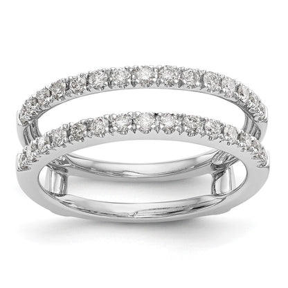 LGGR 14k White Gold 1/2 carat Lab Grown Diamond VS/SI+ G+ Complete Ring Guard