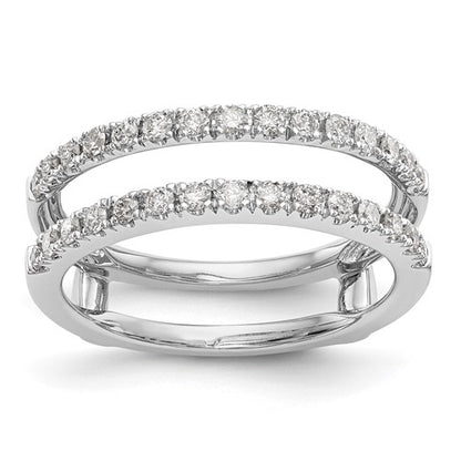LGGR 14k White Gold 1/2 carat Lab Grown Diamond VS/SI+ G+ Complete Ring Guard