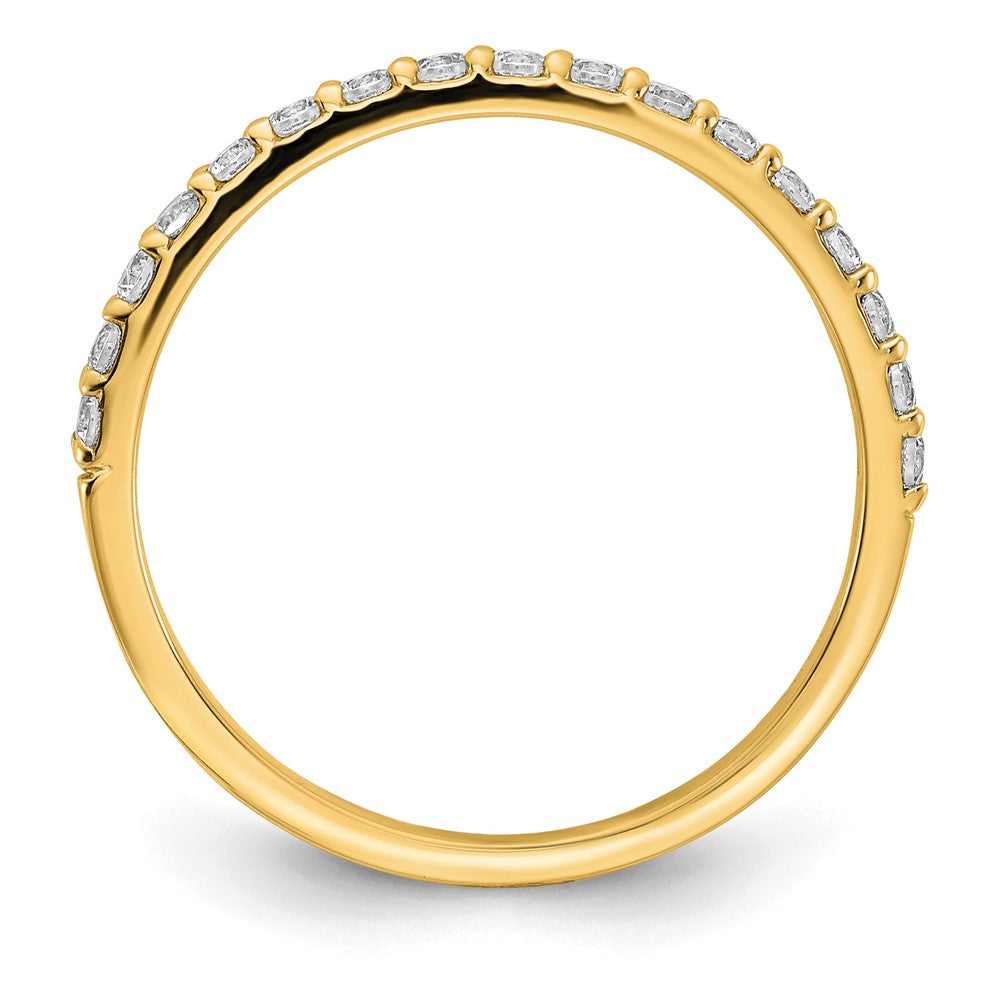 LGYR 14k 1/3 carat Lab Grown Diamond VS/SI+ G+ Complete Band