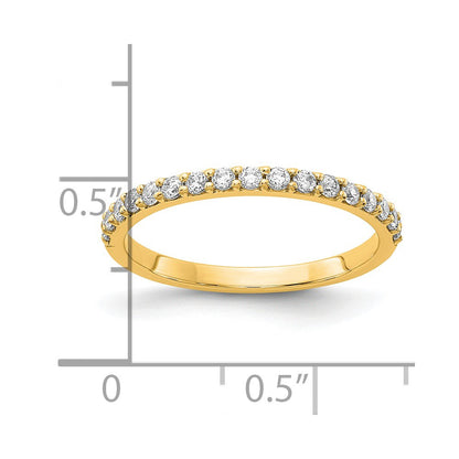 LGYR 14k 1/3 carat Lab Grown Diamond VS/SI+ G+ Complete Band