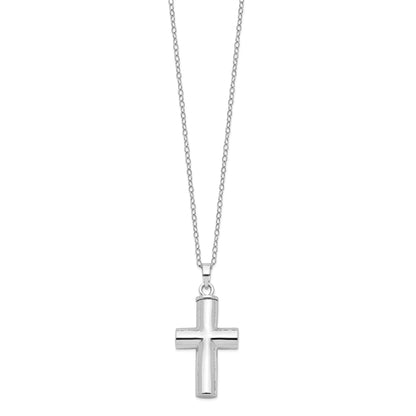 Cross Ash Holder | Rhodium Plated Sterling Silver | Sentimental Expressions