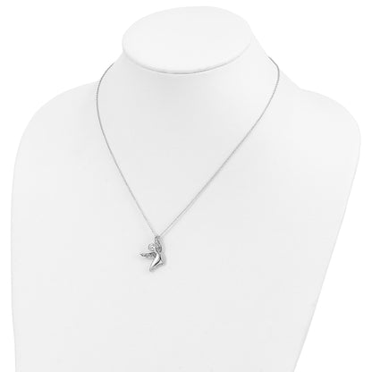 SE Angel Of Joy | Rhodium Plated Sterling Silver | Sentimental Expressions