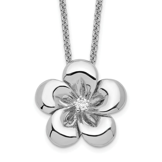 SE Be A Blessing | Rhodium Plated Sterling Silver | Sentimental Expressions